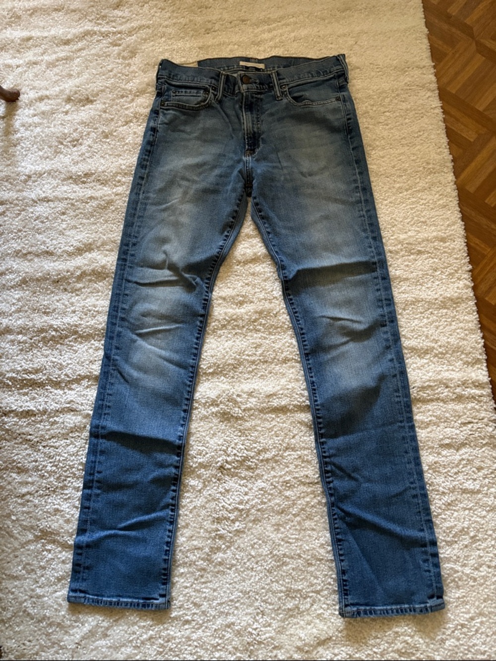 Abercrombie & Fitch Light Blue Slim Straight Jeans